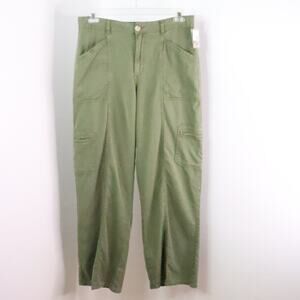 Maurices Women’s 12 Olive High Rise Cargo Utility Pants NWT